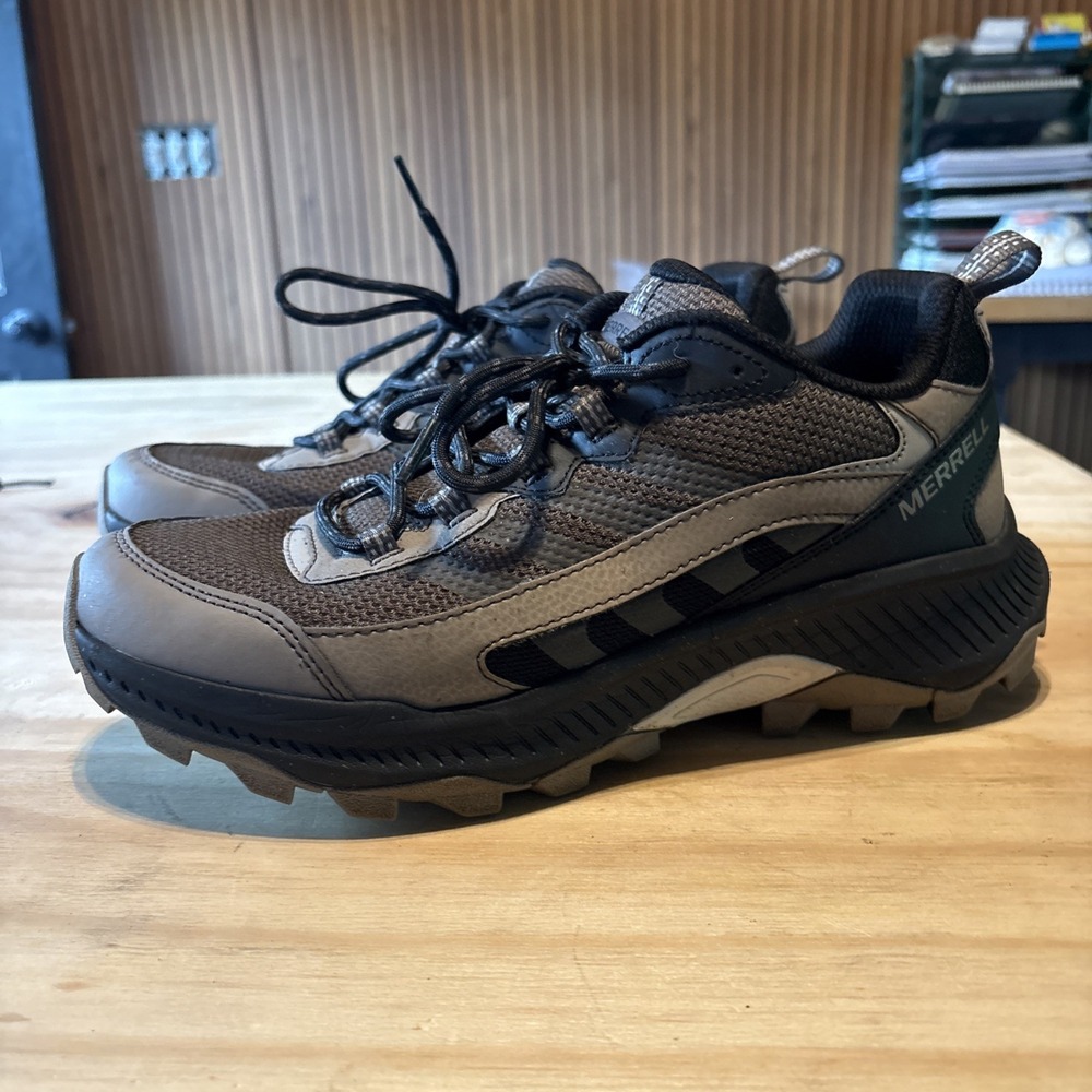 Merrell Men's Speed Strike 2 Low Hiker Brown Black Men's Sz 8 J037853